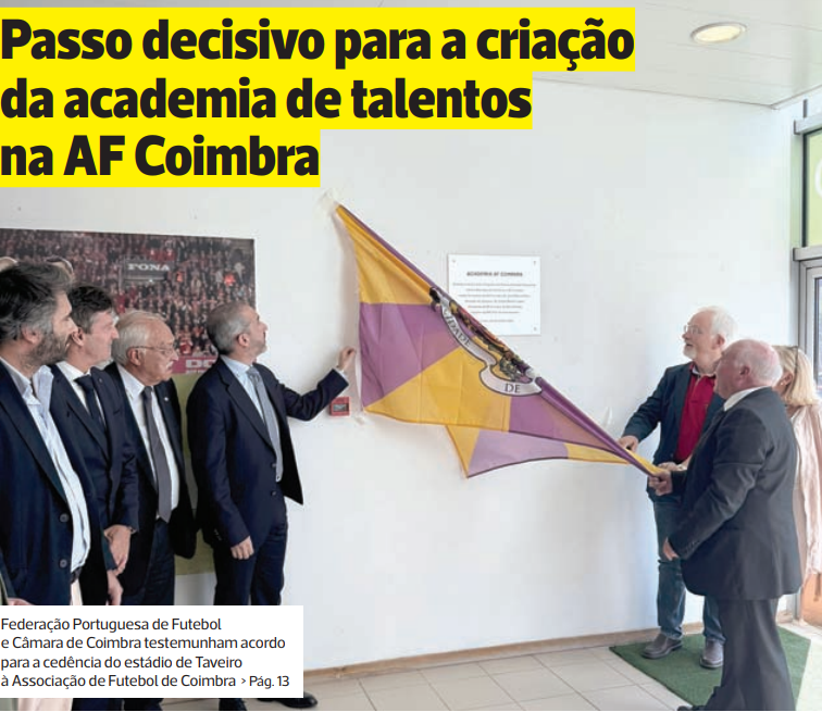 Academia da AF Coimbra é janela para o futuro